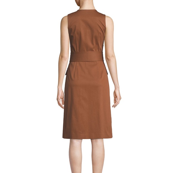 Diane von Furstenberg sleeveless zip-front belted dress - Picture 2 of 8
